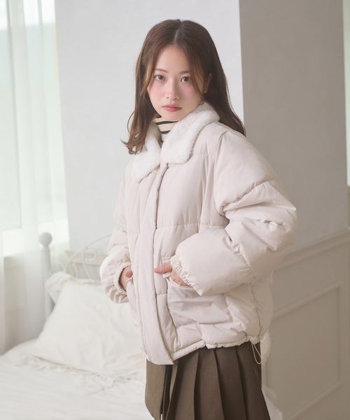 Ambre Neige（アンブルネージュ） ブルゾン アウター fake far padding