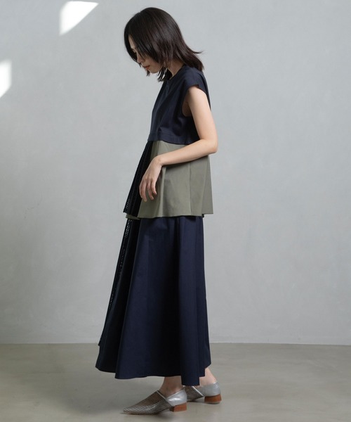 「MARECHAL TERRE」 半袖カットソー MEDIUM ブラック レディース_画像5