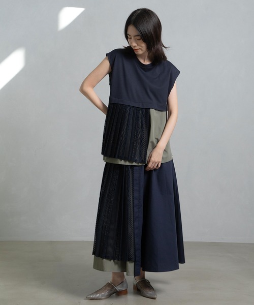 「MARECHAL TERRE」 半袖カットソー MEDIUM ブラック レディース_画像6