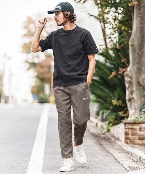 パンツ msk. felkod（フィルコッド） パンツ mp14431-Linen Like Fabric Easy Pants