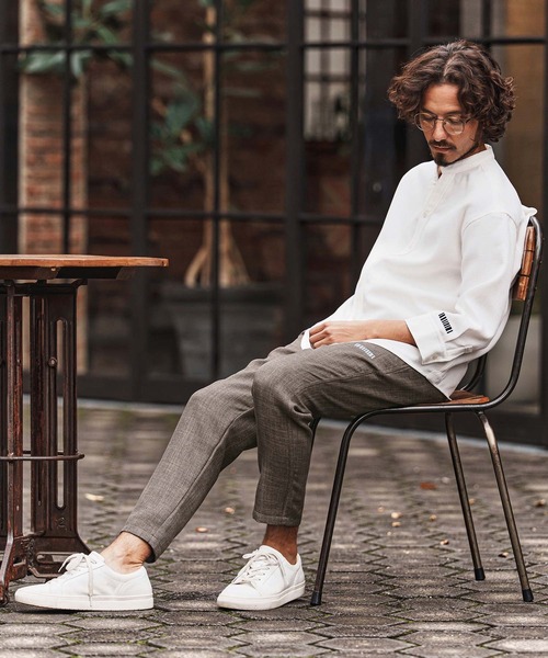 felkod（フィルコッド） パンツ mp14431-Linen Like Fabric Easy Pants