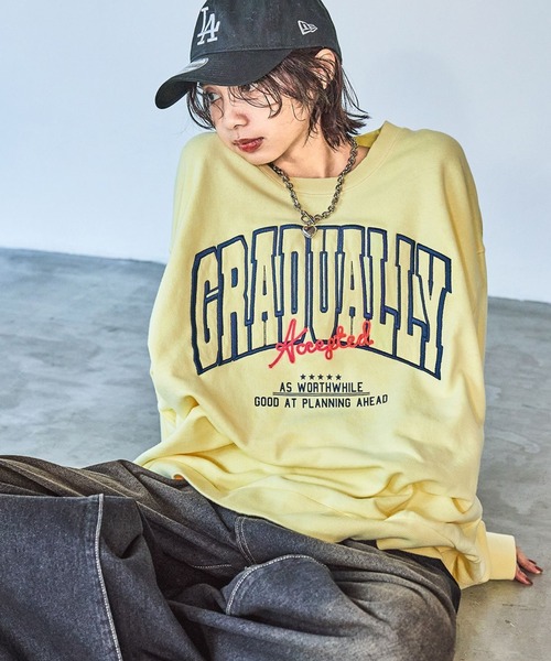 PAGEBOY（ページボーイ） スウェットカットソー FREE イエロー