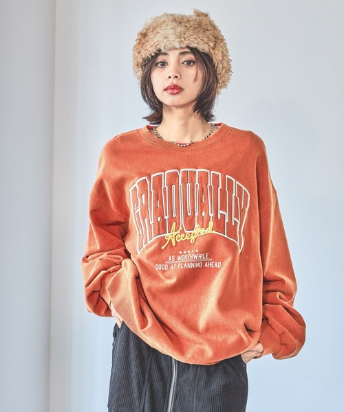 PAGEBOY（ページボーイ） スウェットカットソー FREE イエロー