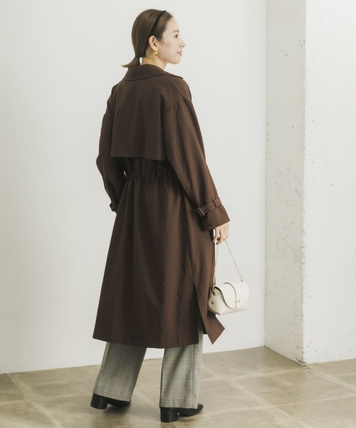 「URBAN RESEARCH」 トレンチコート 38 ベージュ レディース_画像7