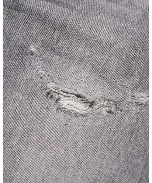 ジーンズ DAMAGED REGULAR-FIT JEANS メンズ レディースの画像