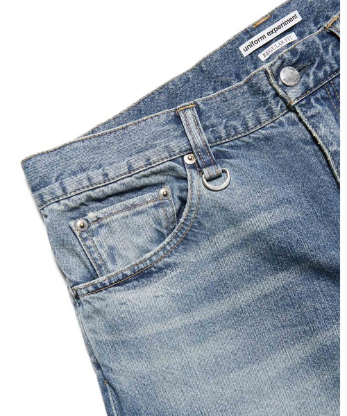 ジーンズ DAMAGED REGULAR-FIT JEANS メンズ レディースの画像