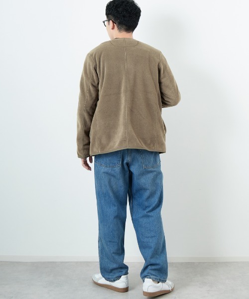 Danton（ダントン） ノーカラージャケット 44 ブラック レディース