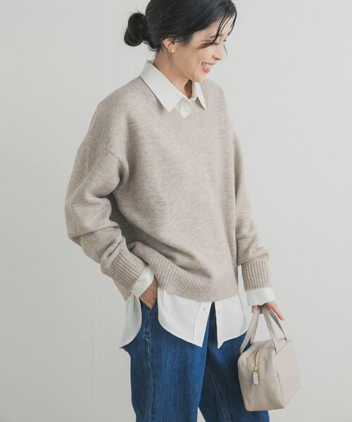 ニット+セーター URBAN RESEARCH  KERRY Vneck Knit URBAN RESEARCH（アーバンリサーチ）の「KERRY Vneck Knit（ニット
