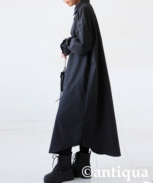 antiqua（アンティカ） シャツワンピース デザインボタン シャツ