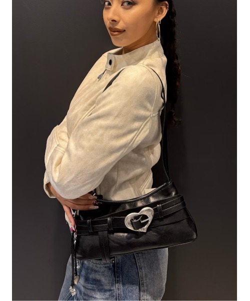 Desigual レザーライダース Desigual（デシグアル） レザージャケット ライダース グランジロック