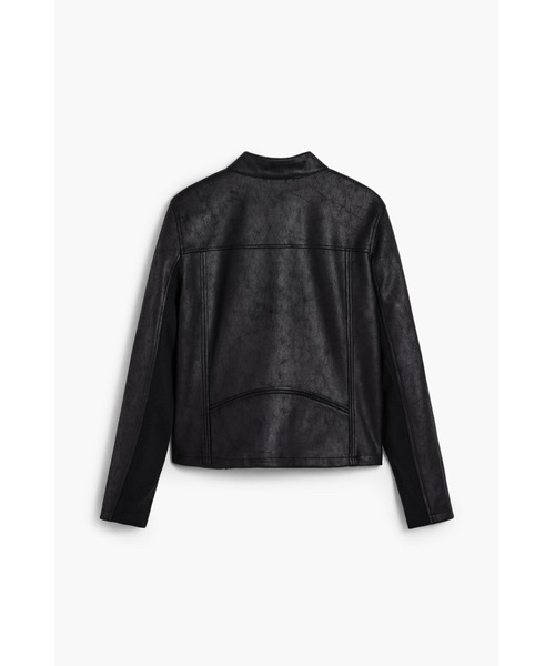 Desigual（デシグアル） レザージャケット ライダース マオカラー