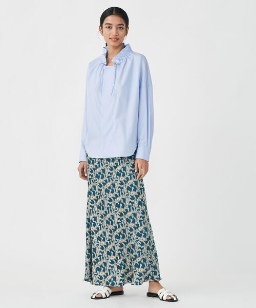 「SOULEIADO」 フレアスカート 36 ベージュ系その他 レディース_画像3