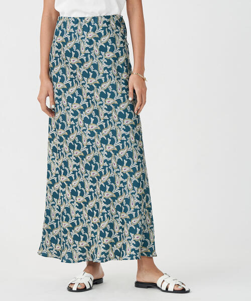 「SOULEIADO」 フレアスカート 36 ベージュ系その他 レディース_画像5