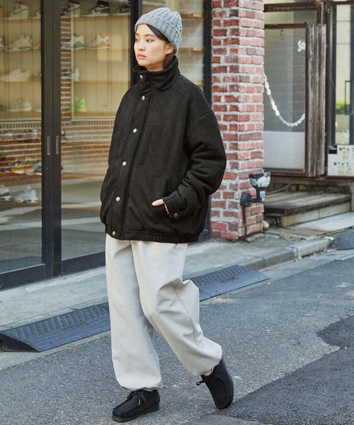 「MONO-MART」 「retock's」ブルゾン M ダークブラウン メンズ_画像7