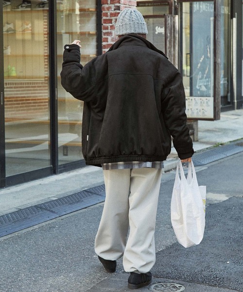 「MONO-MART」 「retock's」ブルゾン M ダークブラウン メンズ_画像8