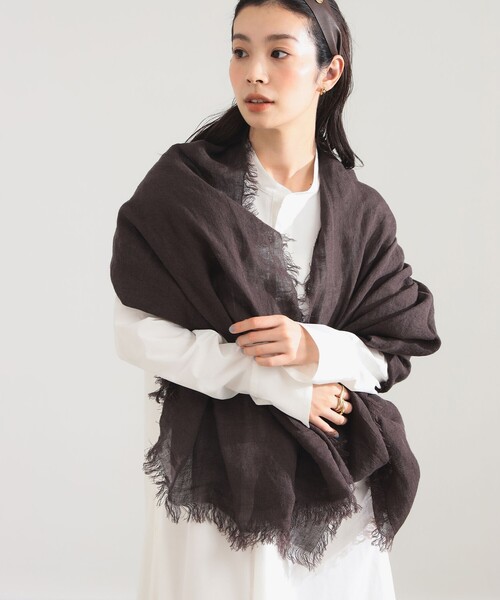 新品未使用ASAUCE MELER☆リネンガーゼ ストール Demi-Luxe BEAMS（デミルクス ビームス） ストール マフラー ASAUCE