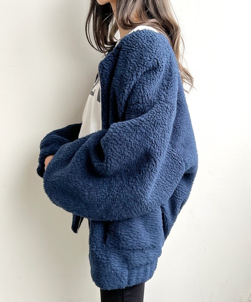 「Futier land」 ブルゾン MEDIUM グレイッシュベージュ レディース_画像3