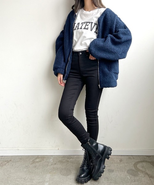 「Futier land」 ブルゾン MEDIUM グレイッシュベージュ レディース_画像4