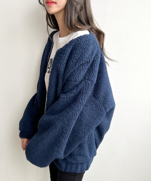 「Futier land」 ブルゾン MEDIUM グレイッシュベージュ レディース_画像6