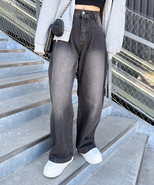 INGNI（イング） ジーンズ デニム デニムパンツ バレルレッグデニム