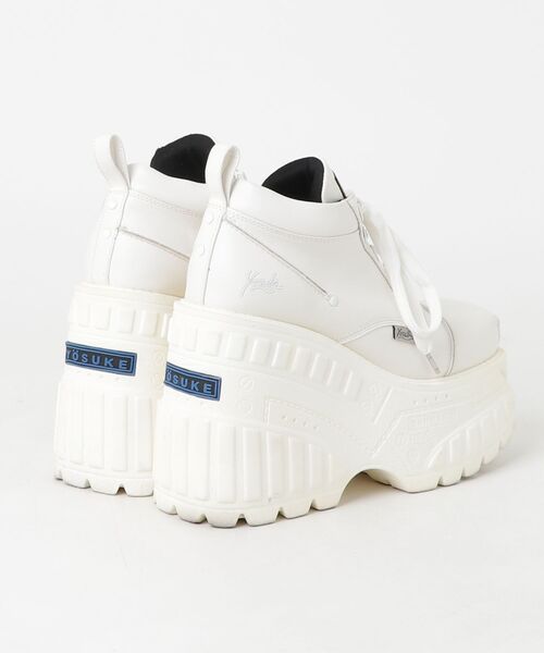 「YOSUKE」 ローカットスニーカー 25.0cm ホワイト レディース_画像2