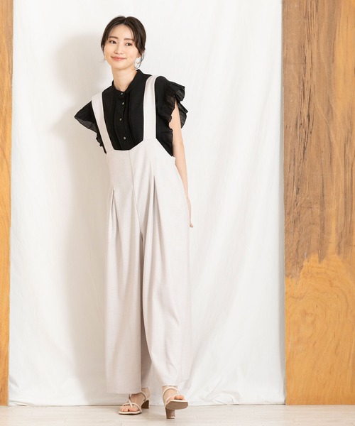 「Gready Brilliant」 半袖ブラウス 38 オフホワイト レディース_画像9