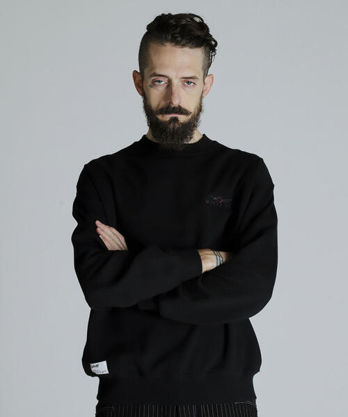 「schott」 スウェットカットソー L チャコールグレー メンズ_画像3