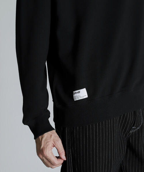 「schott」 スウェットカットソー L チャコールグレー メンズ_画像8