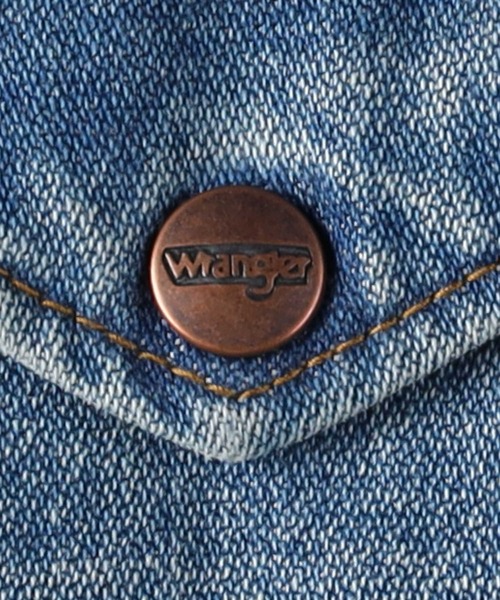 「Wrangler」 デニムジャケット M ダークインディゴブルー メンズの画像