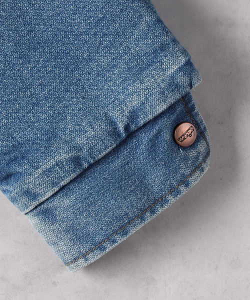 「Wrangler」 デニムジャケット M ダークインディゴブルー メンズの画像