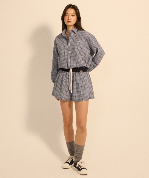 Mardi Mercredi（マルディメクルディ） パンツ COTTON SHORTS CHECK