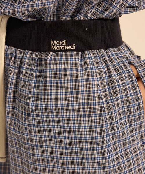 Mardi Mercredi（マルディメクルディ） パンツ COTTON SHORTS CHECK