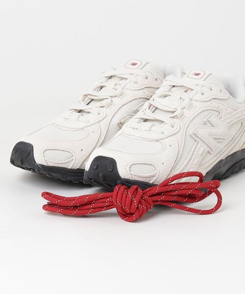 「New Balance」 ローカットスニーカー 25.5cm ブラウン レディースの画像