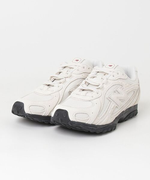 「New Balance」 ローカットスニーカー 25.5cm ブラウン レディースの画像