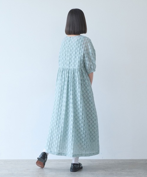 ワンピース ドロップジャカード ワンピースの画像