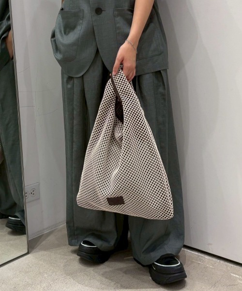 トートバッグ 2WAY MESH SHOPPING TOTE BAG レディース メンズ