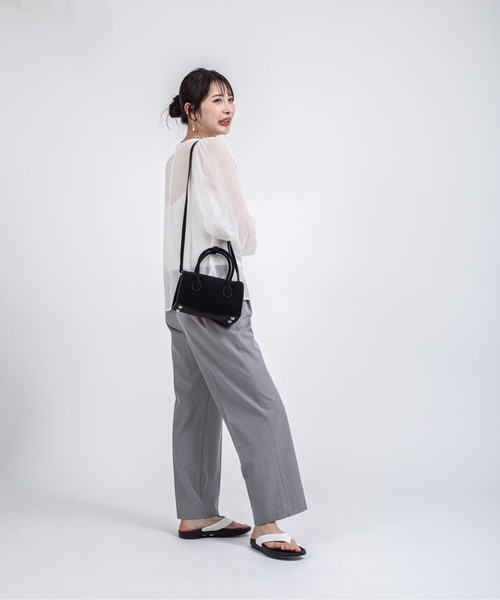 ボストンバッグ 「Maison de Z」スエード本革 2WAY ミニボストンバッグ