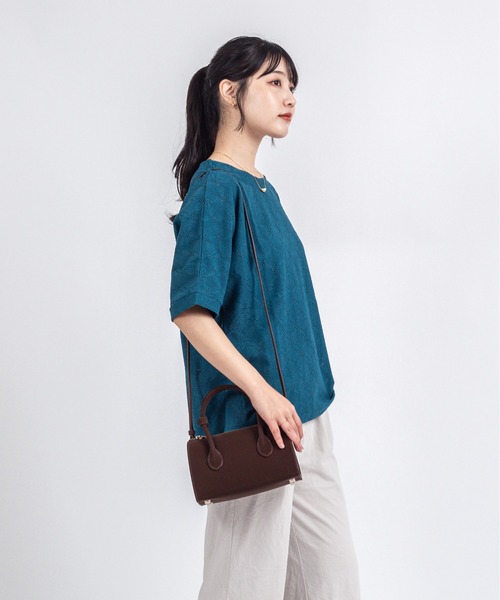 ボストンバッグ 「Maison de Z」スエード本革 2WAY ミニボストンバッグ