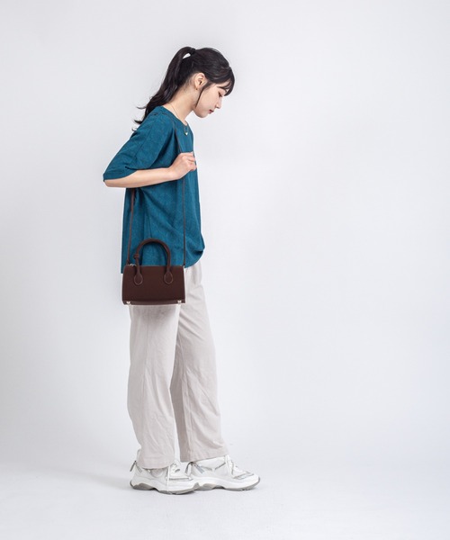 ボストンバッグ 「Maison de Z」スエード本革 2WAY ミニボストンバッグ