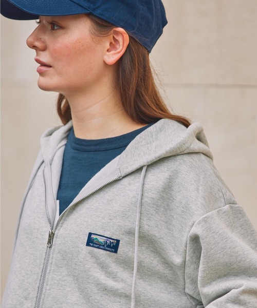 「THE CRAFT CREW PRODUCTS」 ジップアップパーカー S アッシュグレー メンズ_画像8