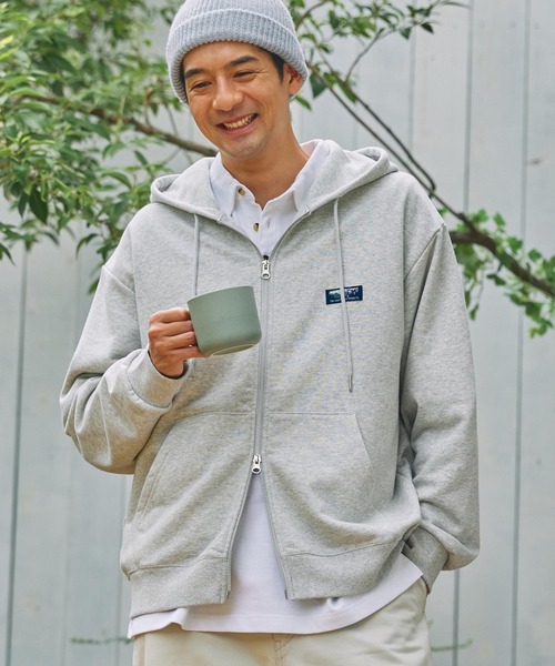 「THE CRAFT CREW PRODUCTS」 ジップアップパーカー S アッシュグレー メンズ_画像9