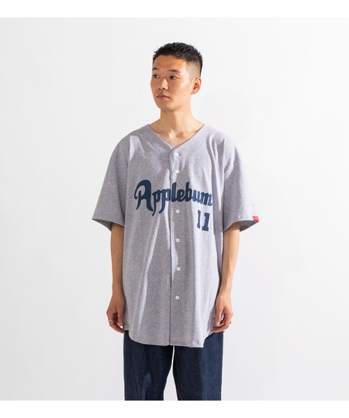 「APPLEBUM」 カーディガン LARGE ヘザーグレー メンズ_画像4