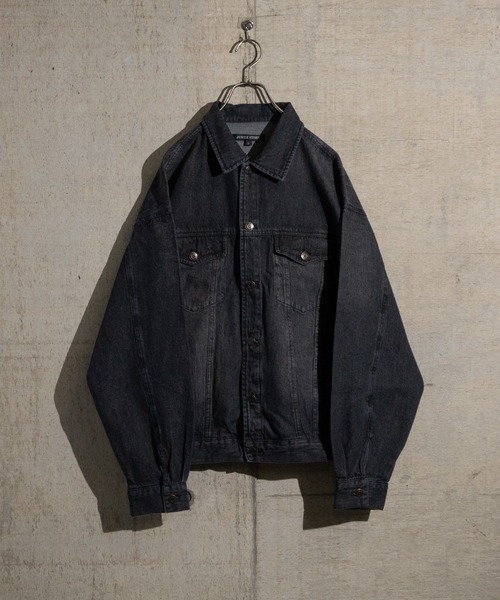 「JUNGLE STORM」 デニムジャケット LARGE ブルー メンズ_画像4