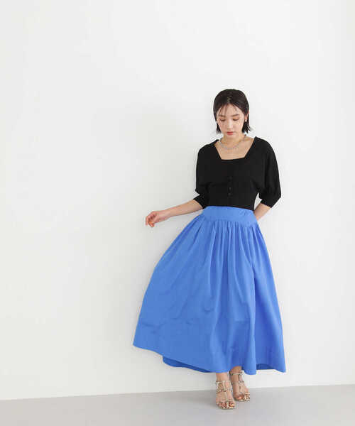 「NATURAL BEAUTY BASIC」 7分袖ニットカーディガン FREE ホワイト レディース_画像7