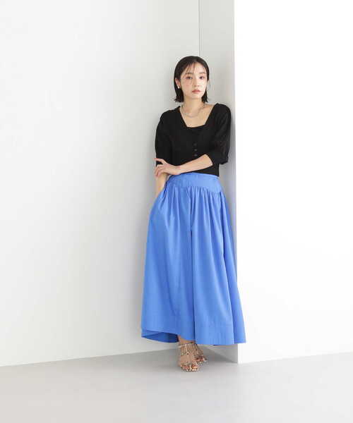 「NATURAL BEAUTY BASIC」 7分袖ニットカーディガン FREE ホワイト レディース_画像9