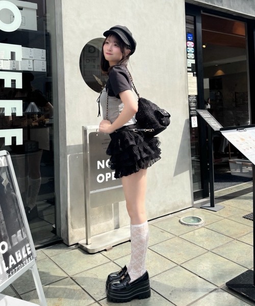 one after another NICE CLAUP デイバック リュック ビジューポケット