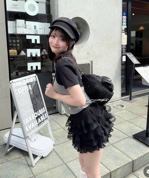 one after another NICE CLAUP デイバック リュック ビジューポケット