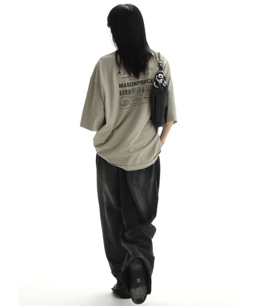 「MASONPRINCE」 半袖Tシャツ S サンドベージュ メンズ_画像3