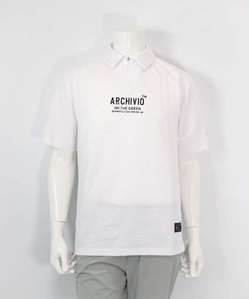 archivio（アルチビオ） ニューエラ ポロシャツ 半袖 「MENS」シアー