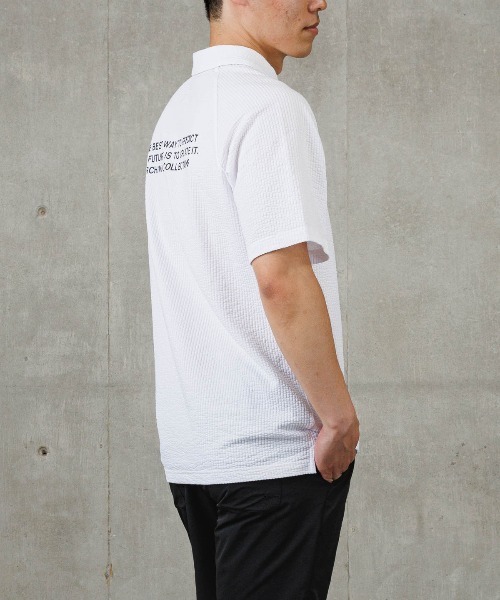 archivio（アルチビオ） ニューエラ ポロシャツ 半袖 「MENS」シアー